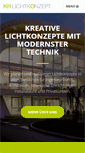 Mobile Screenshot of kur-lichtkonzept.de
